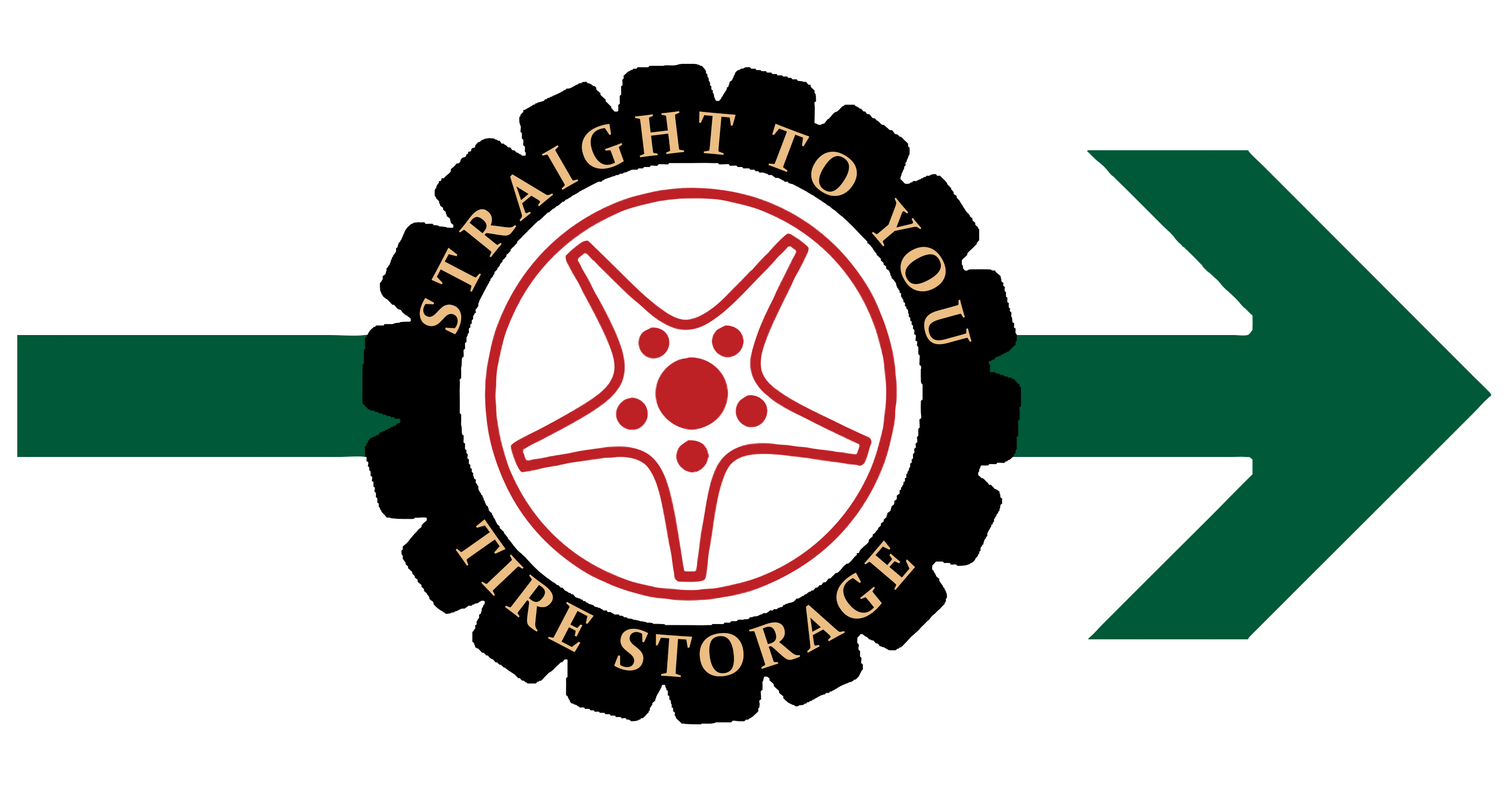 Tire storage automotive repair logo